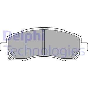 Комплект тормозных колодок, дисковый тормоз DELPHI LP1545