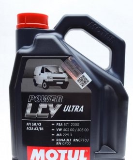 Масло моторное Power LCV Ultra 10W-40 (5 л) MOTUL 874151