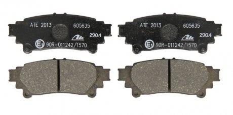 Комплект тормозных колодок, дисковый тормоз ATE 13046056352 (фото 1)