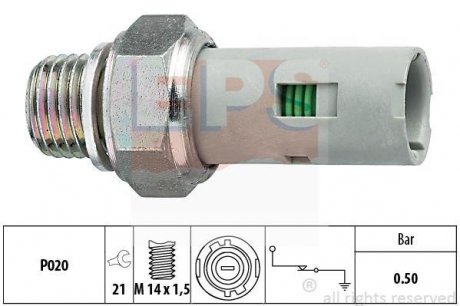 Датчик тиску масла EPS 1800151 (фото 1)