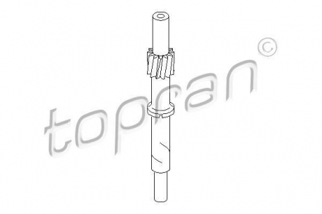Привід тросу спідометра TOPRAN / HANS PRIES 107401 (фото 1)