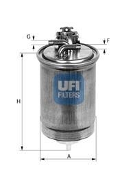 Паливний фільтр UFI 2440000