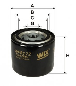 Фільтр паливний WIX FILTERS WF8172