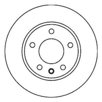 Диск тормозной AUDI/SEAT/SKODA/VW A3/LEON/OCTAVIA/BORA задн. JURID 562053JC (фото 1)