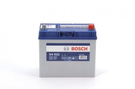 Акумулятор 45Ah-12v (S4021) (238x129x227), R, EN330 (Азія) BOSCH 0092S40210
