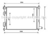 Радиатор охлаждения двигателя Accent IV 1.4 i CVVT 11/10- (AVA) AVA COOLING HYA2277 (фото 1)