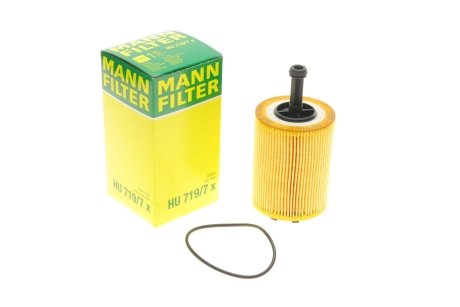 Фильтрующий элемент масляного фильтра VW - TRANSPORTER T4, T5 MANN HU 719/7 X (фото 1)