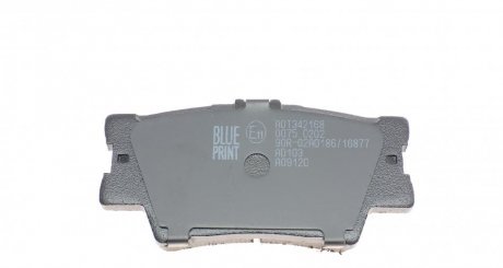 Колодки тормозные дисковые задние Toyota BLUE PRINT ADT342168 (фото 1)