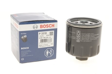 Фильтр масляный двигателя SKODA OCTAVIA, VW BOSCH 0451103318 (фото 1)