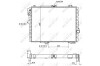 Радіатор охолодження двигуна NRF 58579 (фото 5)
