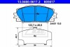 Комплект тормозных колодок, дисковый тормоз ATE 13.0460-5617.2 (фото 1)