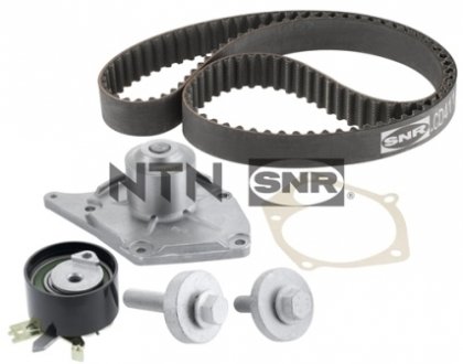 Рем. Комплект ГРМ: ремень + ролики + помпа SNR NTN KDP455.580