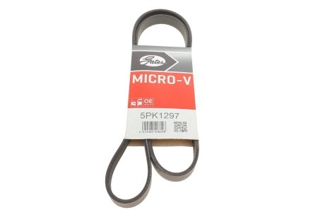 Поликлиновые ремни Micro-V (Пр-во) GATES 5PK1297