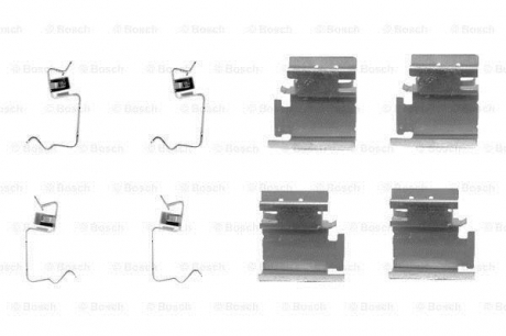 Комплектующие, колодки дискового тормоза BOSCH 1987474311 (фото 1)