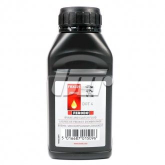 Тормозная жидкость 0.250л (DOT 4) FERODO FBX025 (фото 1)