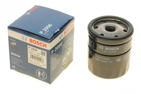 Фильтр масляный двигателя BOSCH 0451102056 (фото 1)