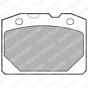 Тормозные колодки LADA 01-07 DELPHI LP92