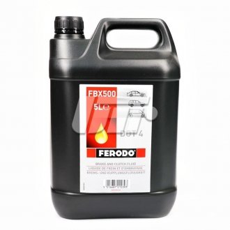 Тормозная жидкость 5л (DOT 4) FERODO FBX500 (фото 1)
