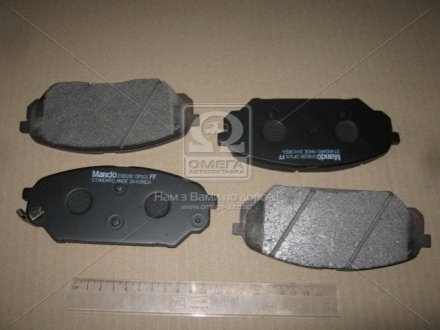 Тормозные колодки дисковые передние MANDO MPH41 (фото 1)