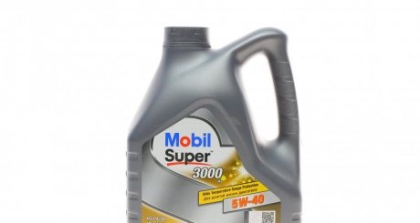 Олива моторна Super 3000 X1 5W-40, 4л. MOBIL 152566