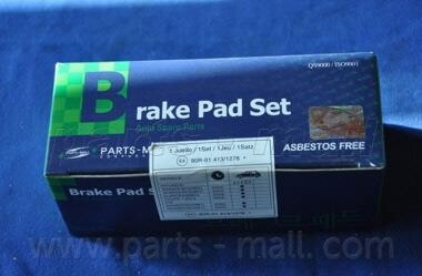 Колодки тормозные дисковые PMC PARTS-MALL PKA-E04