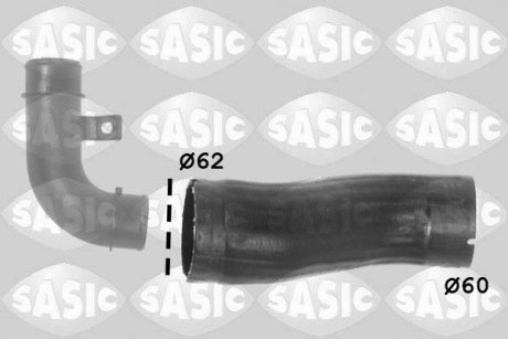 Патрубок інтеркулера Ducato/Jumper/Boxer 2.2 HDI 06- Пр. SASIC 3330027 (фото 1)