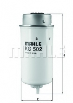 Фільтр паливний Mahle FORD Transit 125-137л.с. Diesel 02-06 MAHLE / KNECHT KC502