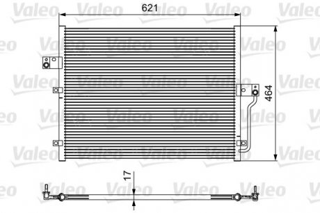 Радиатор кондиционера VALEO 814441