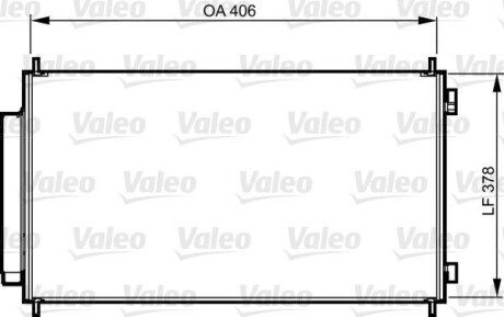 Радиатор кондиционера VALEO 814232