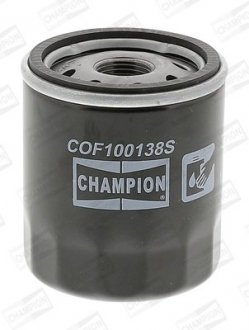 C138 Масляный фильтр CHAMPION COF100138S (фото 1)