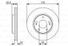 Гальмівний диск MITSUBISHI Lancer/Space Runner \'\'F \'\'1,6-2,4 \'\'99-08 PR2 BOSCH 0986479S00 (фото 1)