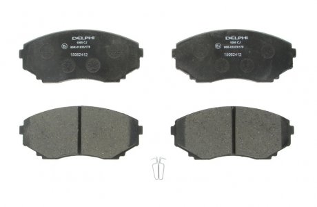 Гальмівні колодки, дискові DELPHI LP1095 (фото 1)