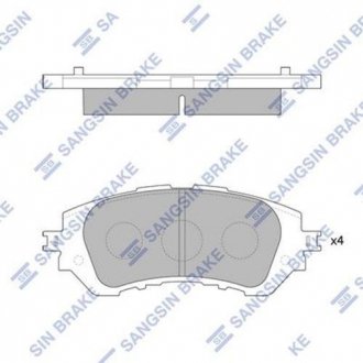 Тормозные колодки Hi-Q (SANGSIN) SP1780