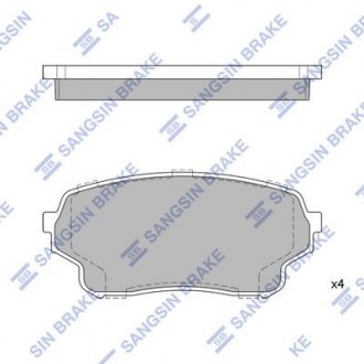 Тормозные колодки Hi-Q (SANGSIN) SP1583