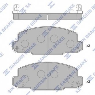 Тормозные колодки Hi-Q (SANGSIN) SP1450