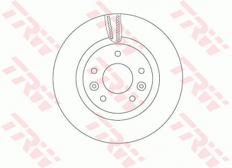Тормозной диск TRW DF6786 (фото 1)