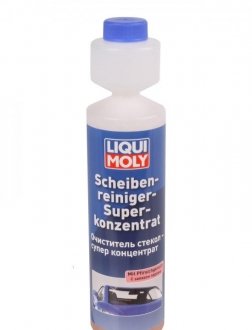 ОЧИСНИК СКЛА - СУПЕР КОНЦЕНТРАТ 1:100 персик SCHEIBEN-REINIGER-SUPER KONZ. Mit Pfirsichgeruch 0,25 Л LIQUI MOLY 2379 (фото 1)