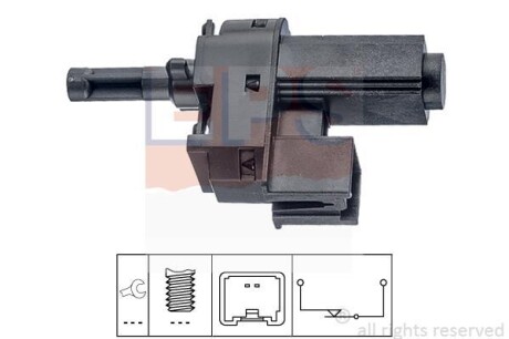 FORD Выключатель STOP-сигналов B/C/S-Max, Fiesta, Focus, Mondeo, Kuga, 02- EPS 1.810.221