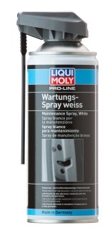 Грязеотталкивающая белая смазка Pro-Line Wartungs-Spray weiss 0,4л LIQUI MOLY 7387