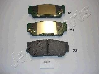 KIA Тормозные колодки задн.SsangYong Kyron,Sorento 02- JAPANPARTS PP-S02AF