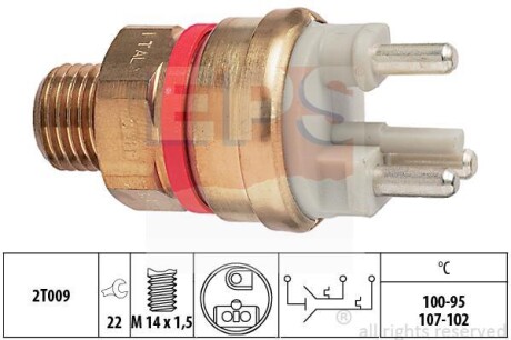 DB Датчик температуры M102/OM601 107-97/100-95&quot;C (2вых) EPS 1.850.637