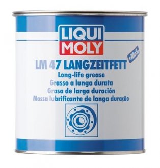 МАСТИЛО ШРУС З ДІСУЛЬФІДОМ МОЛІБДЕНУ LM 47 МоS2 LANGZEITFETT 1КГ LIQUI MOLY 3530