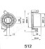 MITSUBISHI Натяжной ролик CARISMA /Galant E5: JAPANPARTS BE-512 (фото 2)