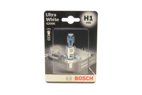 Лампа___ H1 Ultra White 4200K блистер - кратн. 20 шт BOSCH 1987301088 (фото 1)