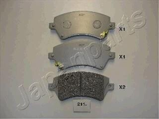 TOYOTA Тормозные кол. пер.Corolla 02- E12 JAPANPARTS PA-211AF