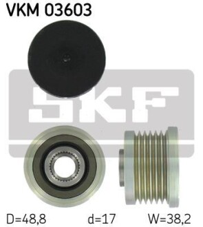 Фото renault шкив генератора trafic 1.9/2.5 dci 01- SKF VKM 03603 RENAULT Шкив генератора Trafic 1.9/2.5 dci 01- SKF VKM 03603