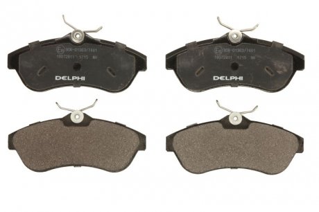 Гальмівні колодки, дискові DELPHI LP1715 (фото 1)