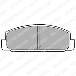 MAZDA Тормозные колодки задн 323,626, RX-7 DELPHI LP401
