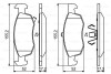 OPEL Колодки торм. пер. Corsa E 1,0-1,6 14- BOSCH 0986494824 (фото 1)