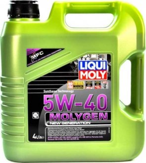 Масло моторное Molygen New Generation 5W-40 (4 л) LIQUI MOLY 9054 (фото 1)